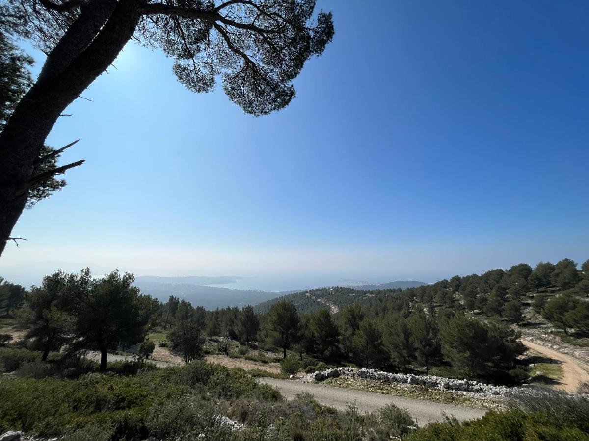 Petit Paradis A Sanary Avec Vue Mer Wifi Et Clim Exterior photo